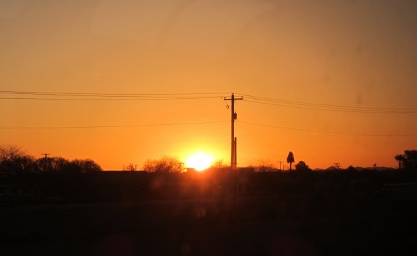 Sunrise on amtrak - step outside your comfort zone