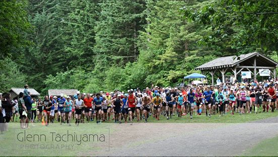 Beacon Rock 50k start line 